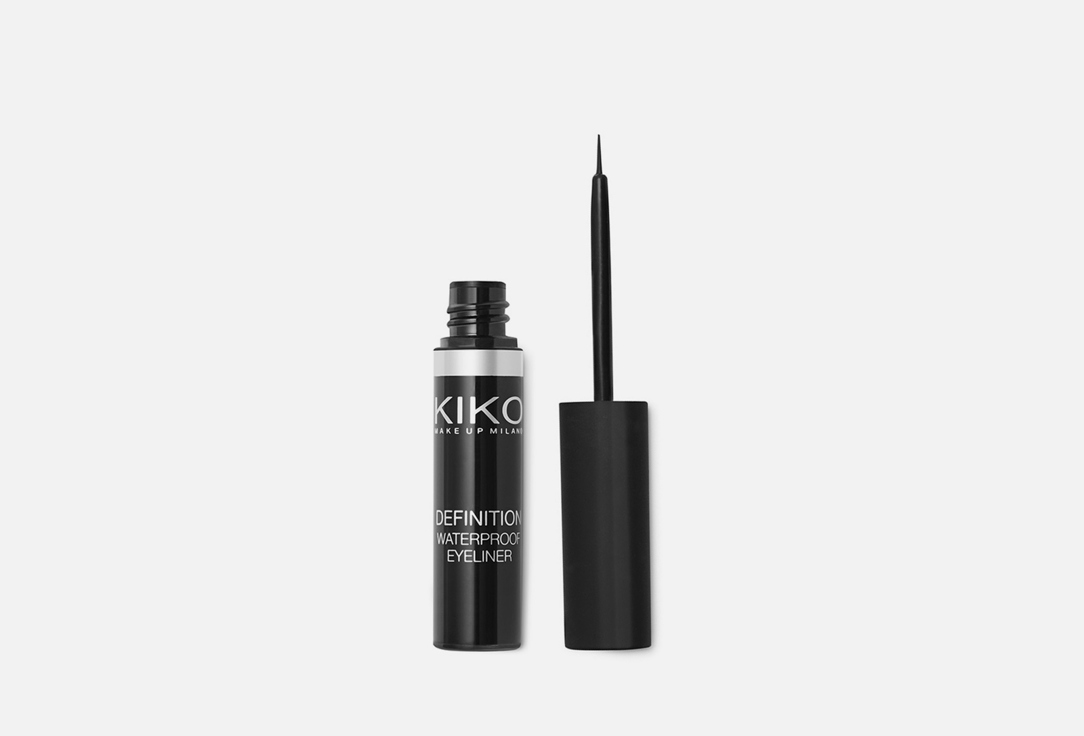 KIKO MILANO Подводка д/глаз жидкая водостойкая Black 4,5мл
