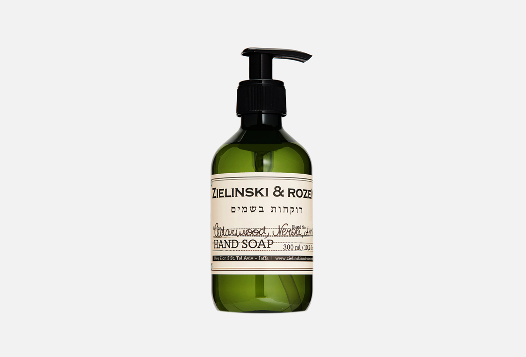 Zielinski&Rozen Мыло Cedarwood,Neroli,Amber 300мл
