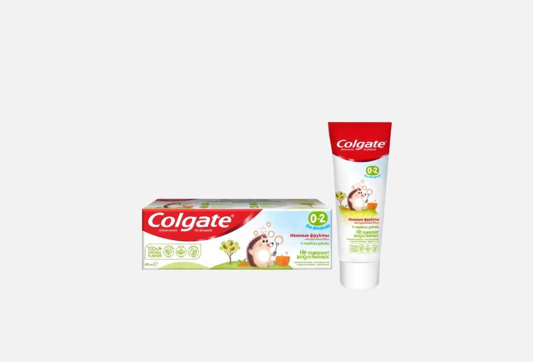 Colgate Зубная паста д/детей Нежные фрукты 0-2лет 40мл