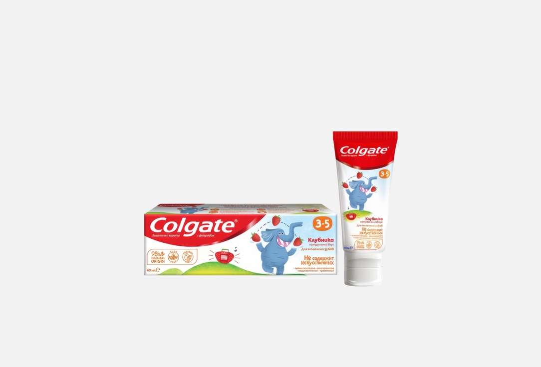 Colgate Зубная паста д/детей Клубника 3-5лет 60мл