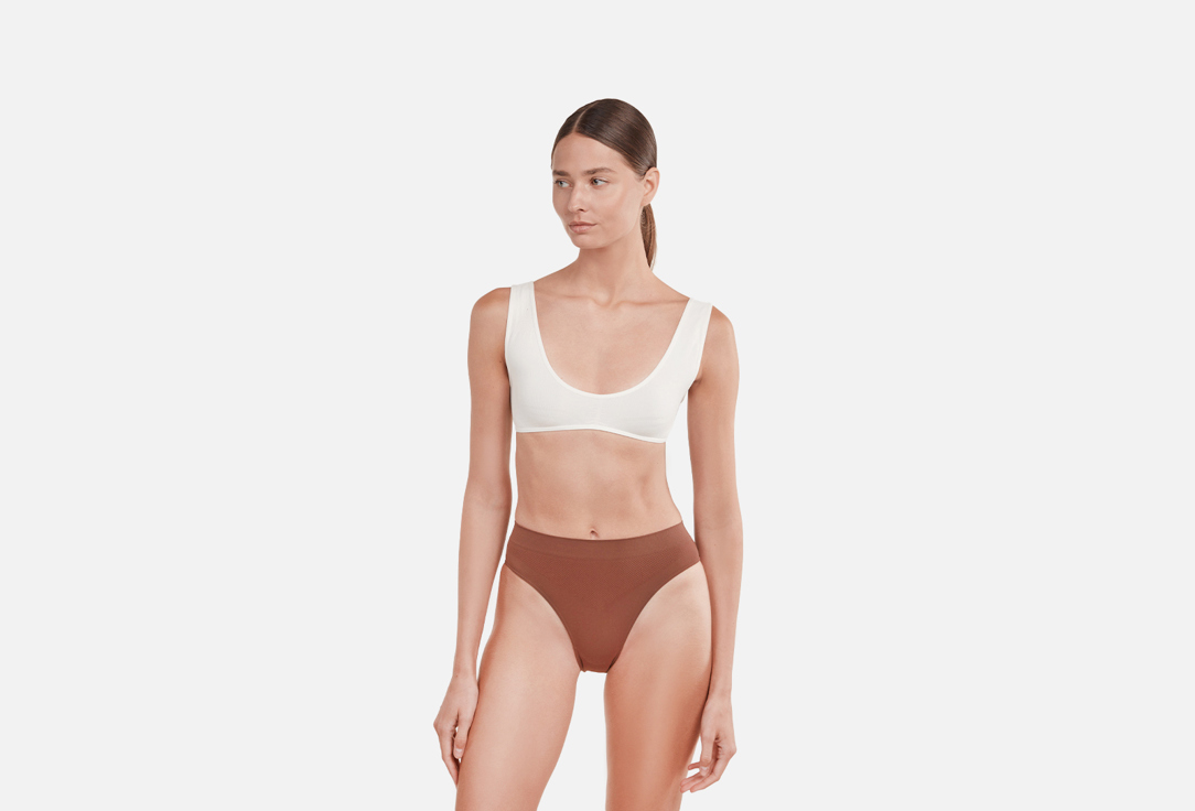 Belle you Бюстгальтер Широкие бретели Пломбир XL/XXL