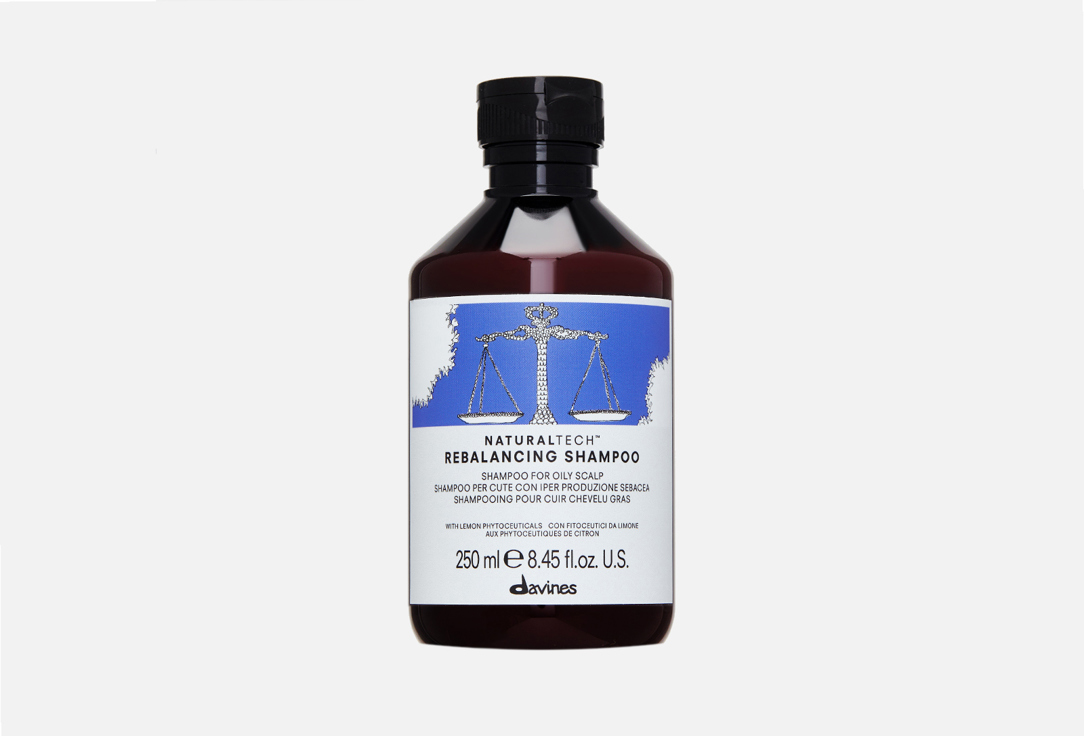 DAVINES NATURALTECH REBALANCING шампунь для волос балансирующий 250мл