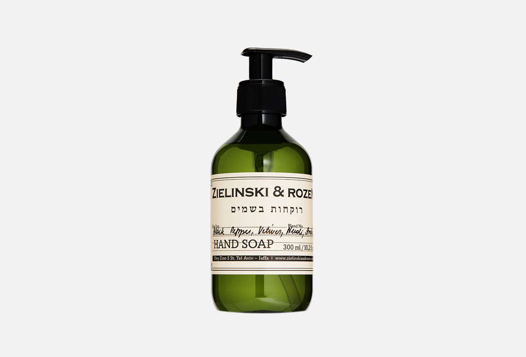 Мыло Zielinski&Rozen Black Pepper,Vetiver,Neroli,Amber 300мл