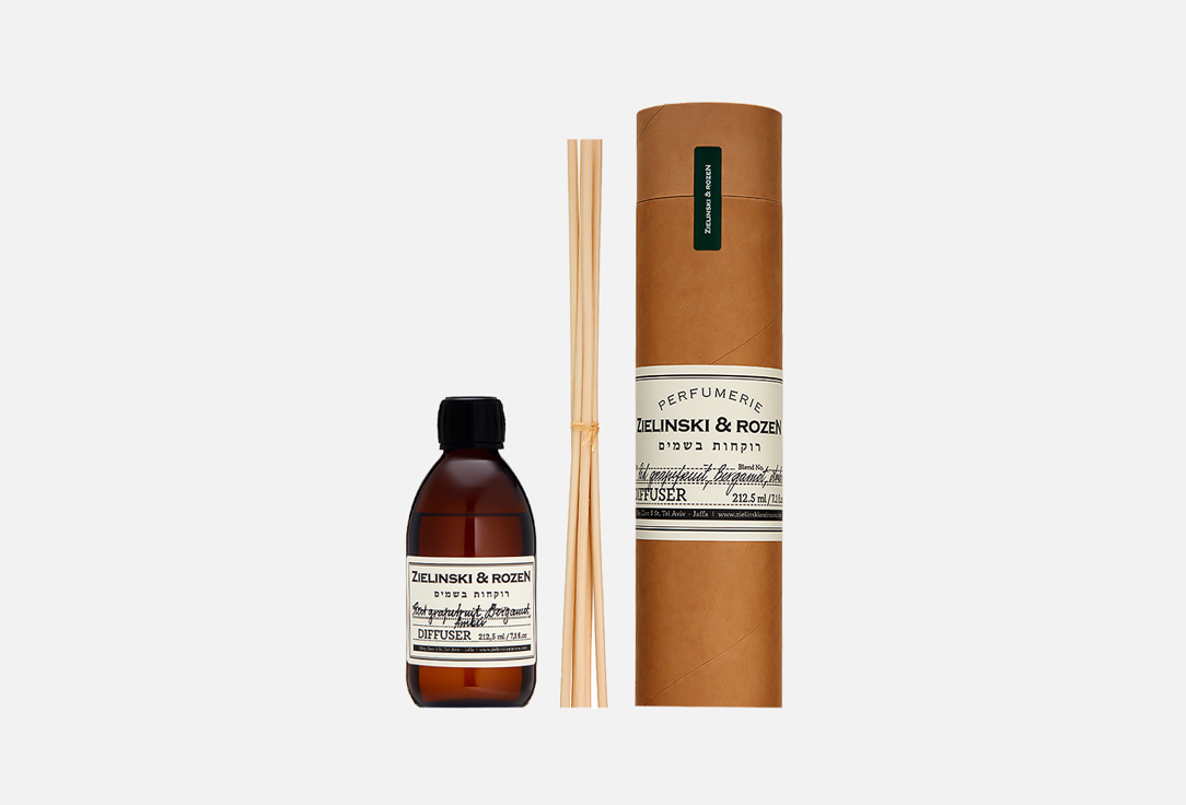Zielinski&Rozen Диффузор Red grapefruit,Bergamot,Amber 212мл