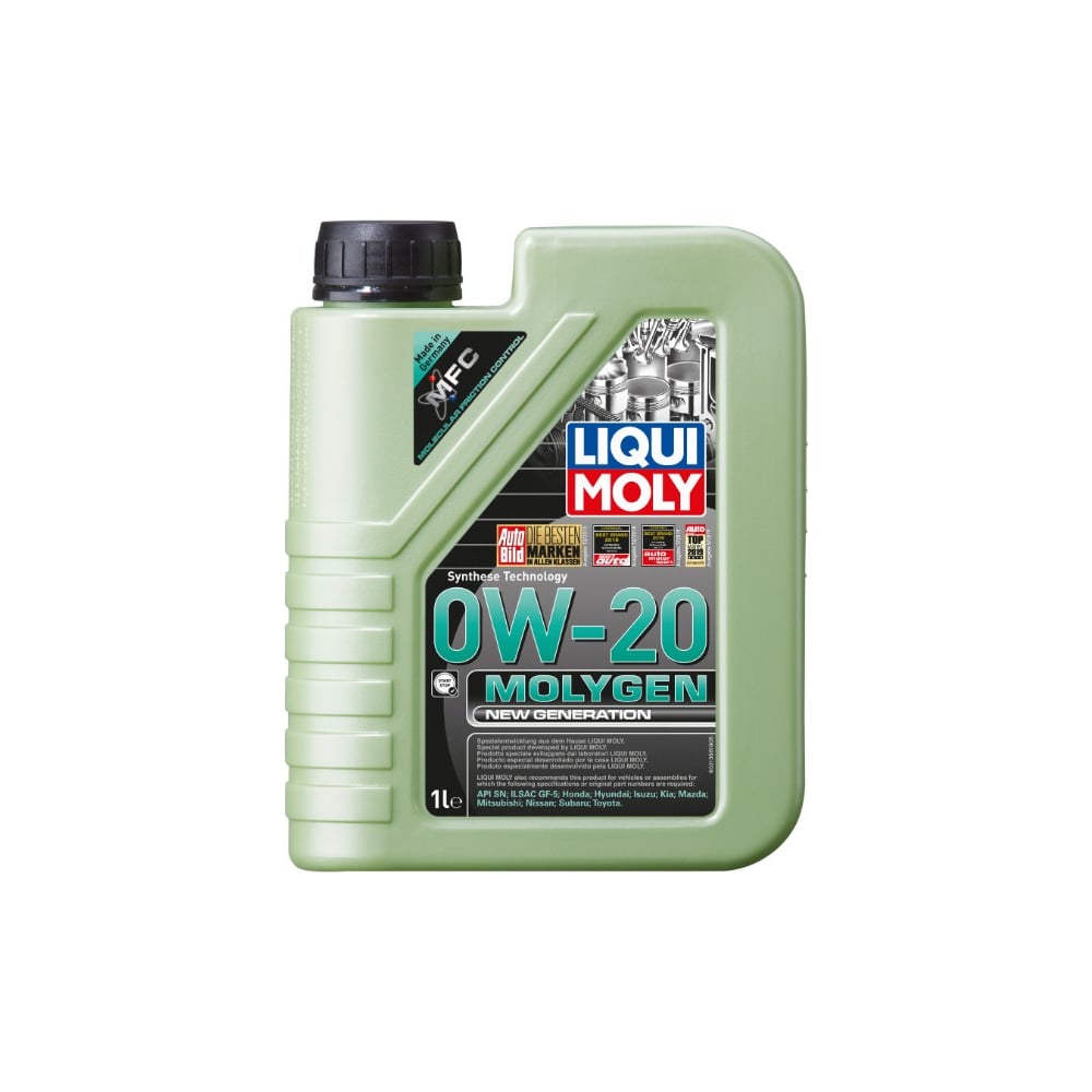 Моторное НС-синтетическое масло Liqui Moly Molygen New Generation 0W-20 21356