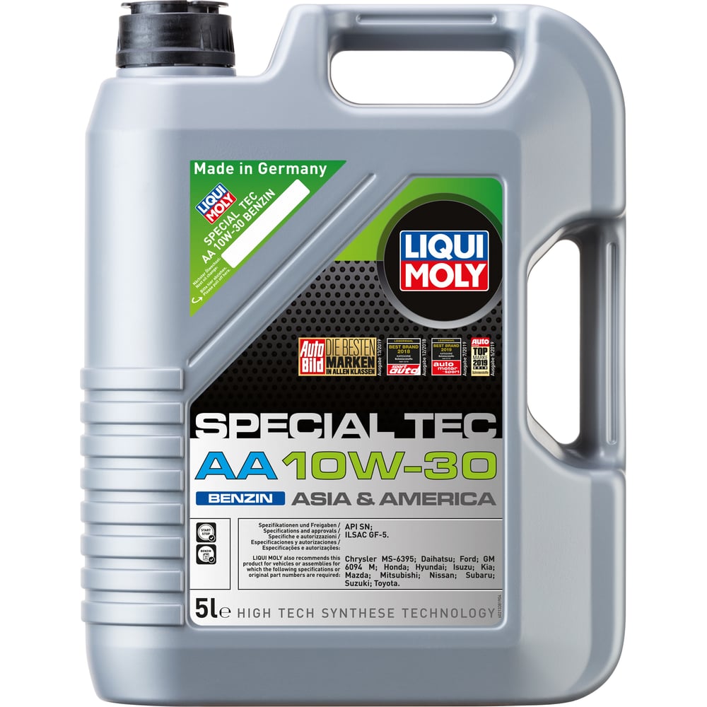 Моторное НС-синтетическое масло Liqui Moly Special Tec Aa Benzin 10W-30 Sn GF-5 21338
