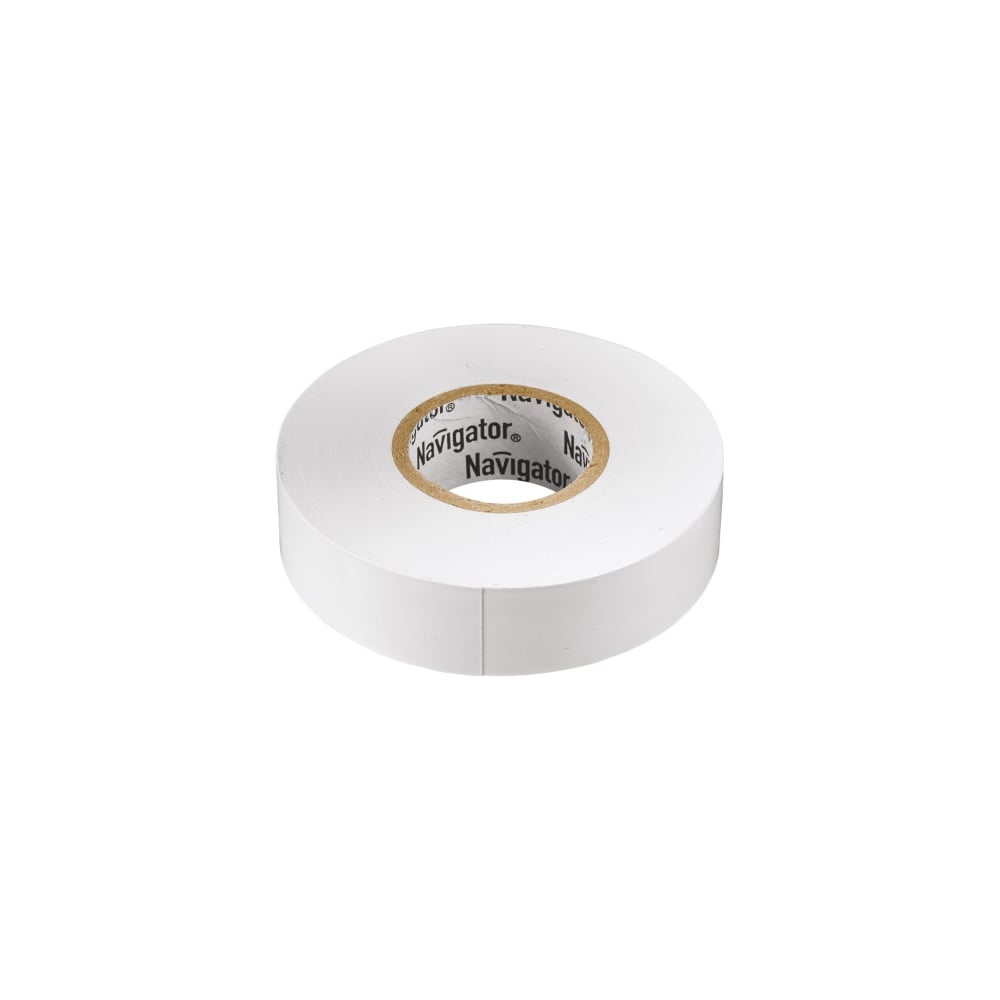 Лент Изолента Navigator NIT-B15-10/WH 71228