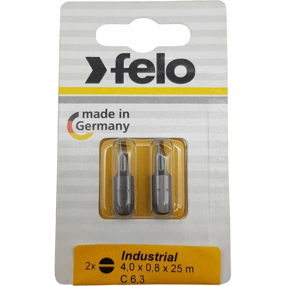 Бита Плоская шлицевая Felo Industrial 02041036