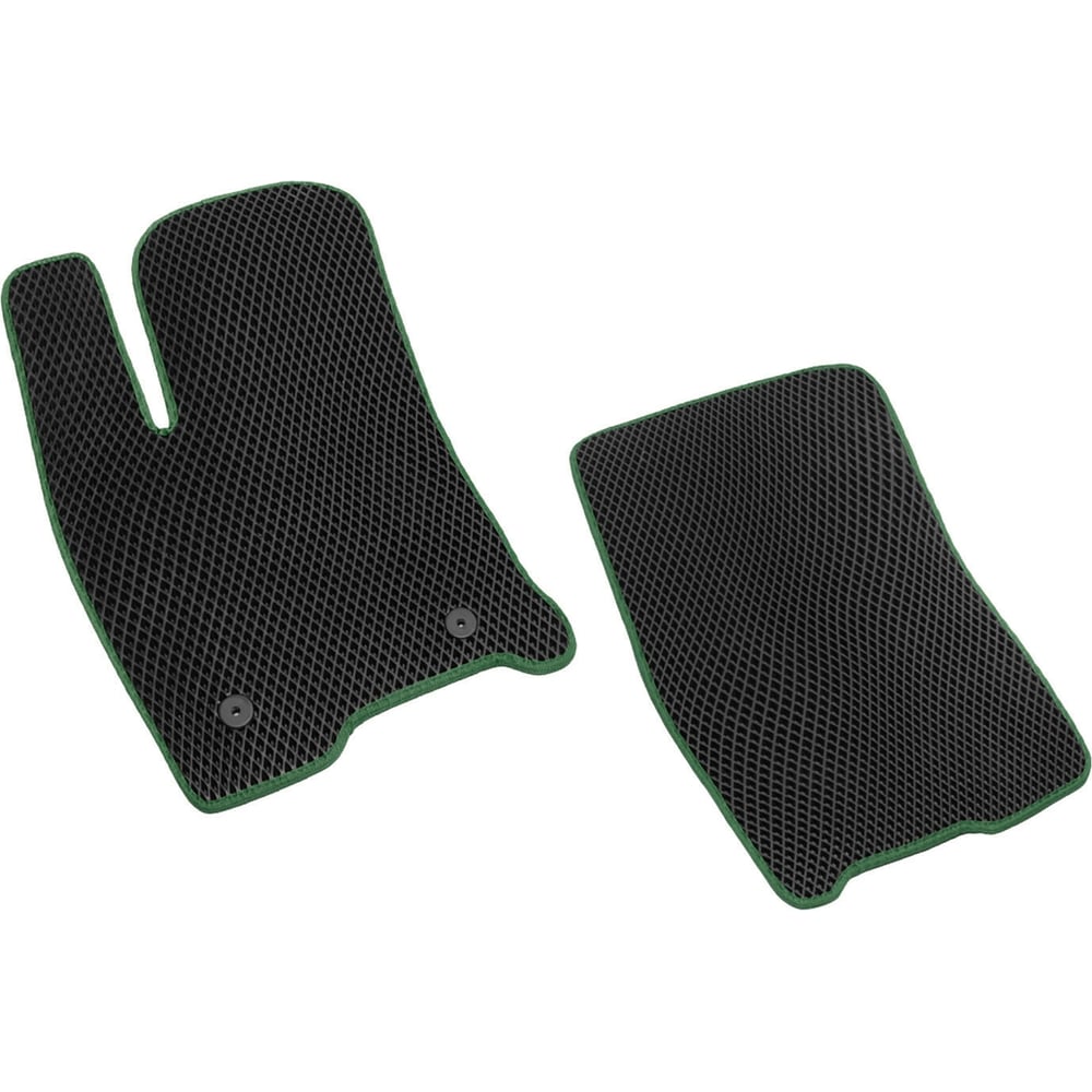 Передние коврики для Honda Civic Vi 3D 1995-2001 правый руль Vicecar 2EV16027XX-темнозеленый