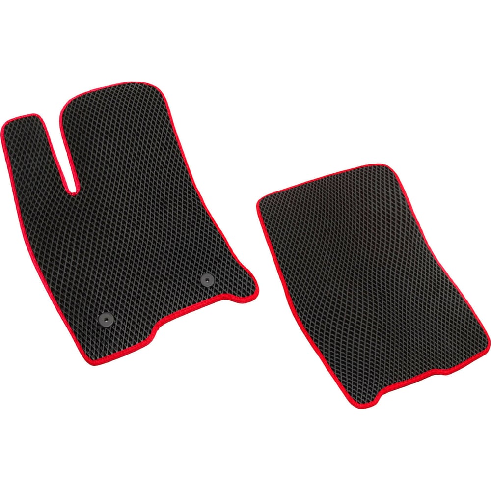 Передние коврики для Renault Sandero, Sandero Stepway 2009 - 2014 Vicecar Ева 2EV37010-красный