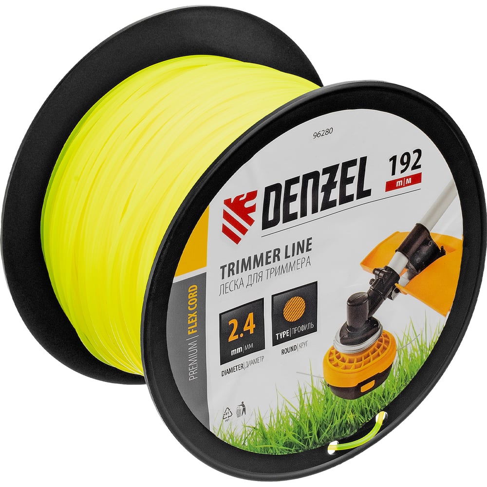 Леска для триммера Denzel Flex Cord 96280