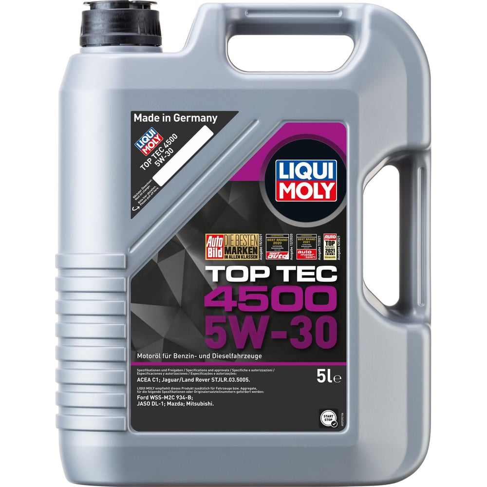 Моторное НС-синтетическое масло Liqui Moly Top Tec 4500 5W-30 C1 2318