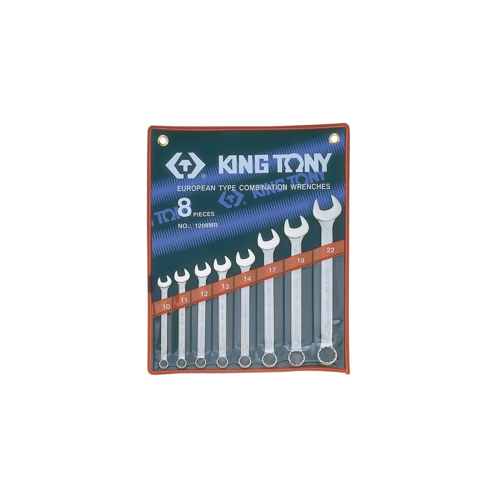 Набор комбинированных ключей King Tony 1208MR
