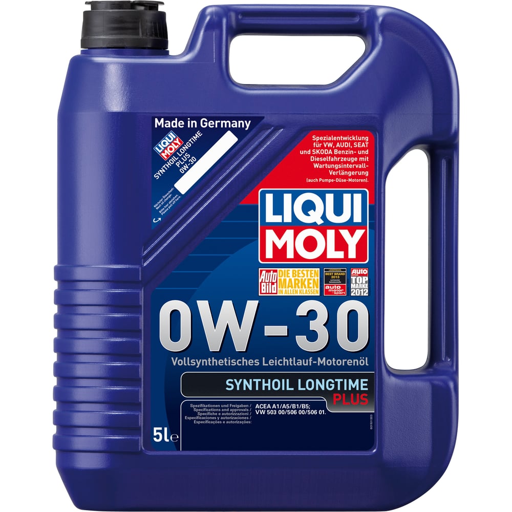 Моторное Синтетическое масло Liqui Moly Synthoil Longtime Plus 0W-30 SJ/CF;A5/B5 1151