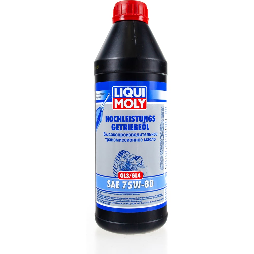 Трансмиссионное Синтетическое масло Liqui Moly Hochleistungs-Getrieb. 75W-80 GL-3/GL-4 7584
