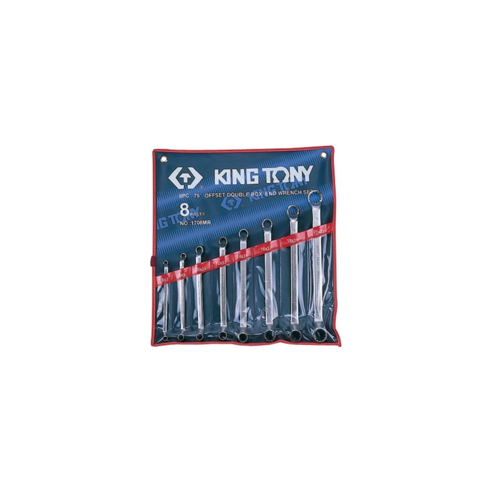Набор накидных ключей King Tony 1708MR