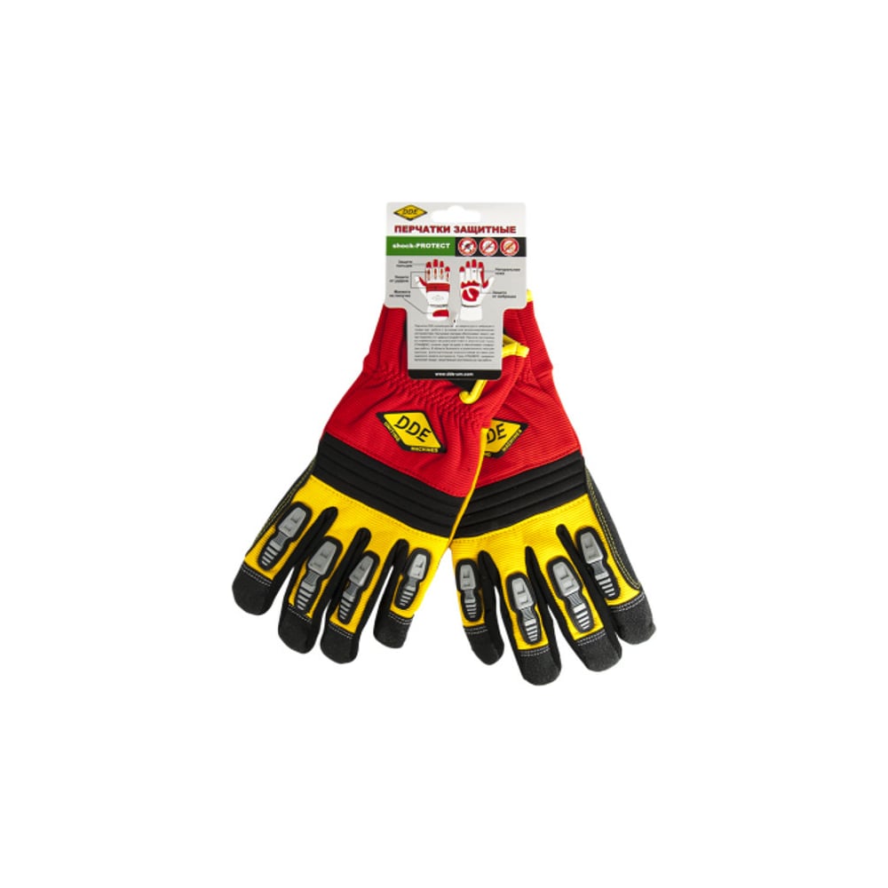 Перчатки Dde shock-PROTECT 648-489