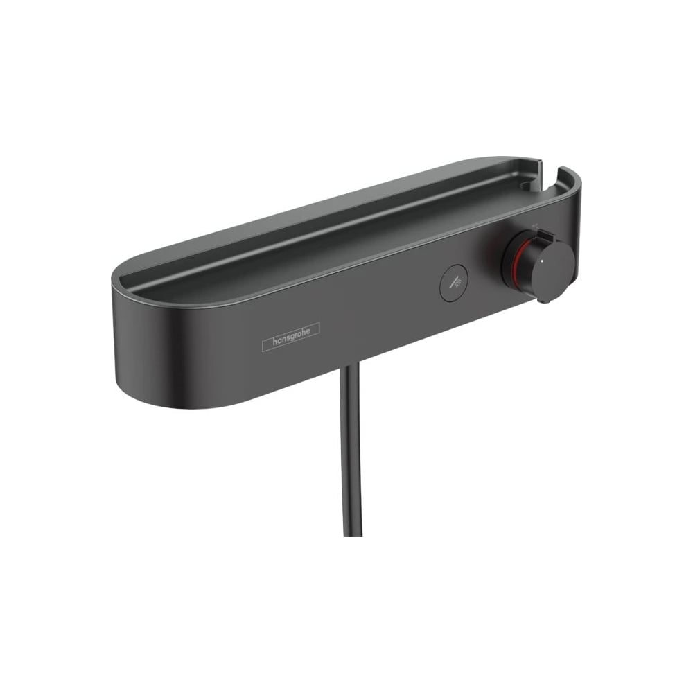 Смеситель Термостатический для душа Hansgrohe Showertablet select 400, матовый черный 24360670 94519