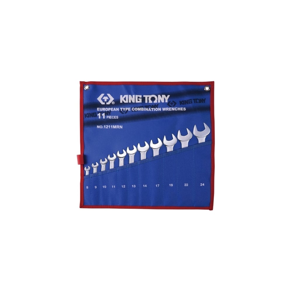 Набор комбинированных ключей King Tony 1211MRN
