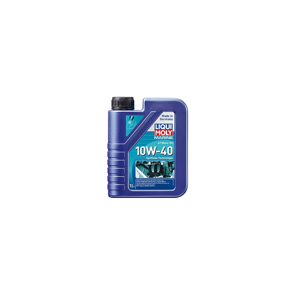 Моторное HC-синтетическое масло 4T для лодок Liqui Moly Marine 4T Motor Oil 10W-40 1л 25012