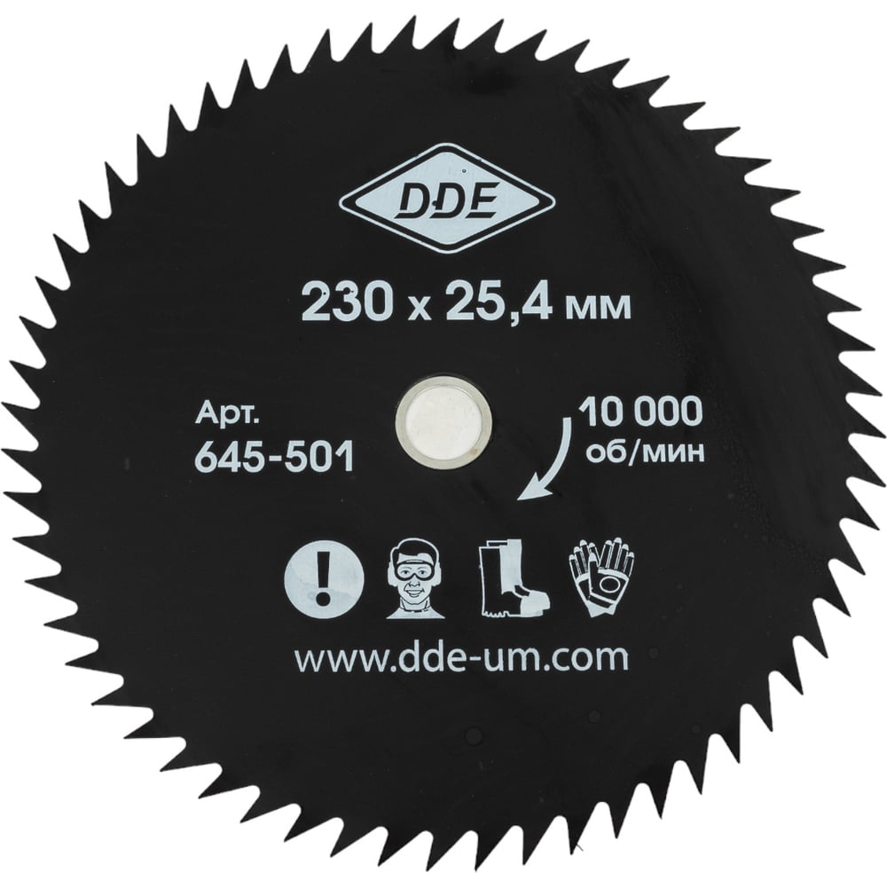 Диск для триммера Dde Wood Cut 645-501
