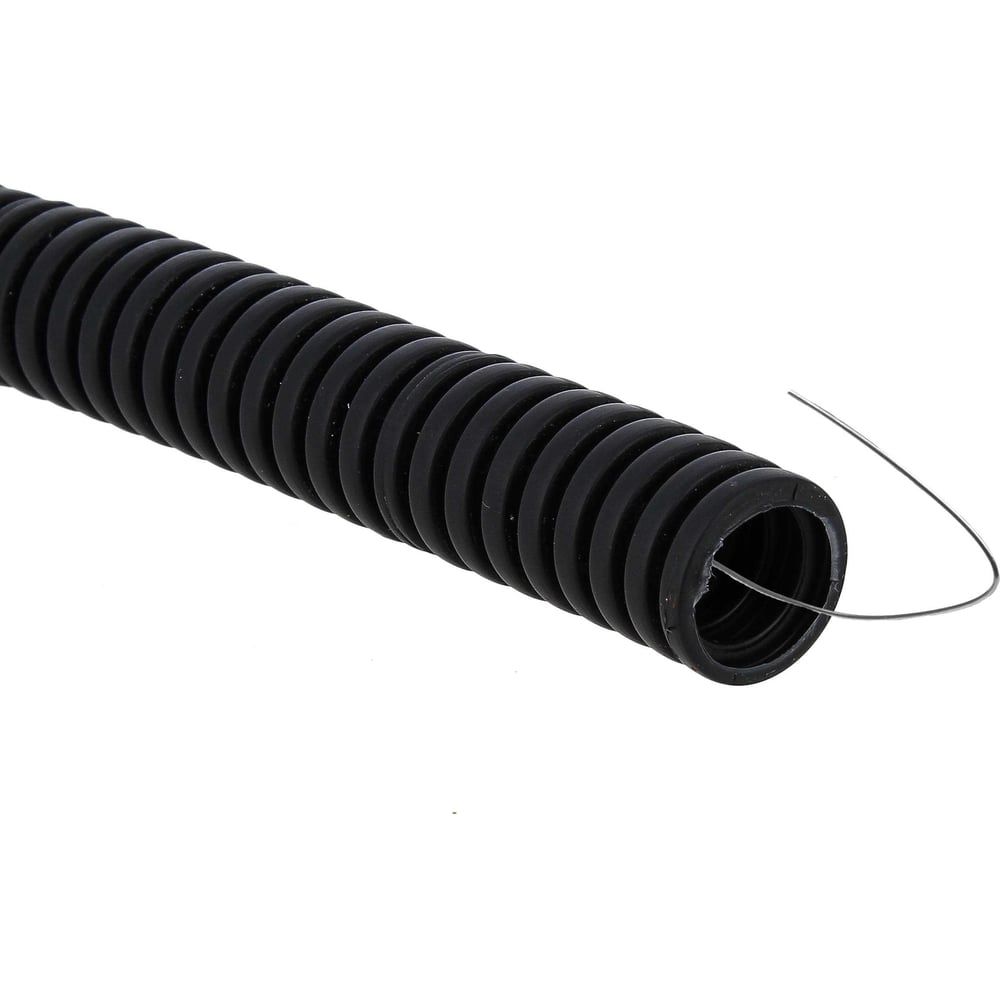 Труба гофрированная Ekf tg-z-16-100-black