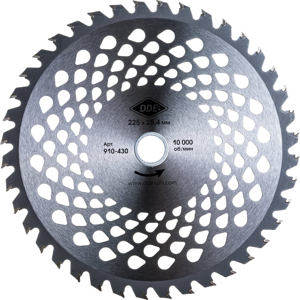 Кусторез Твердосплавный диск для кустореза Dde Wood Cut 910-430