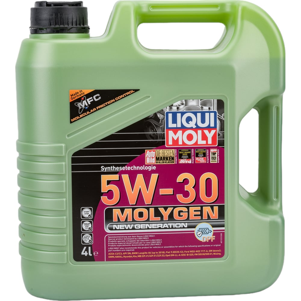 Моторное НС-синтетическое масло Liqui Moly Molygen New Generation Dpf 5W-30 21225