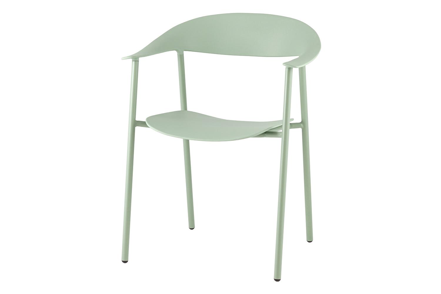 Стул для кухни Stool Group Eila, зелёный, пластмассовое сиденье, металлические ножки