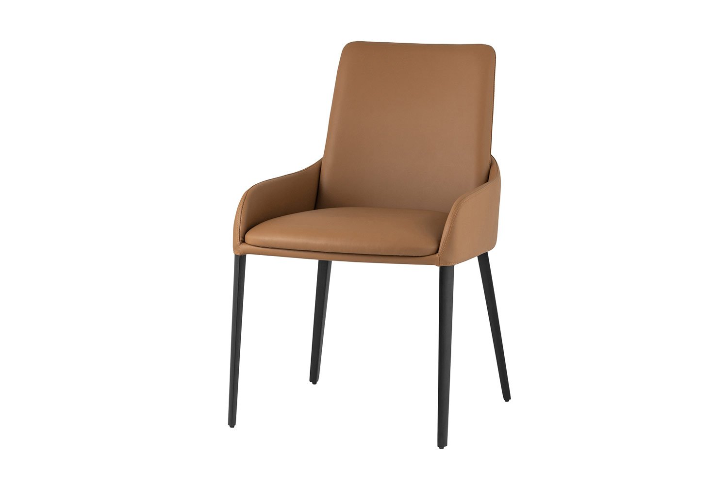 Барный стул Stool Group Челси, искусственная кожа, коричневый, высота сиденья 46,5 см