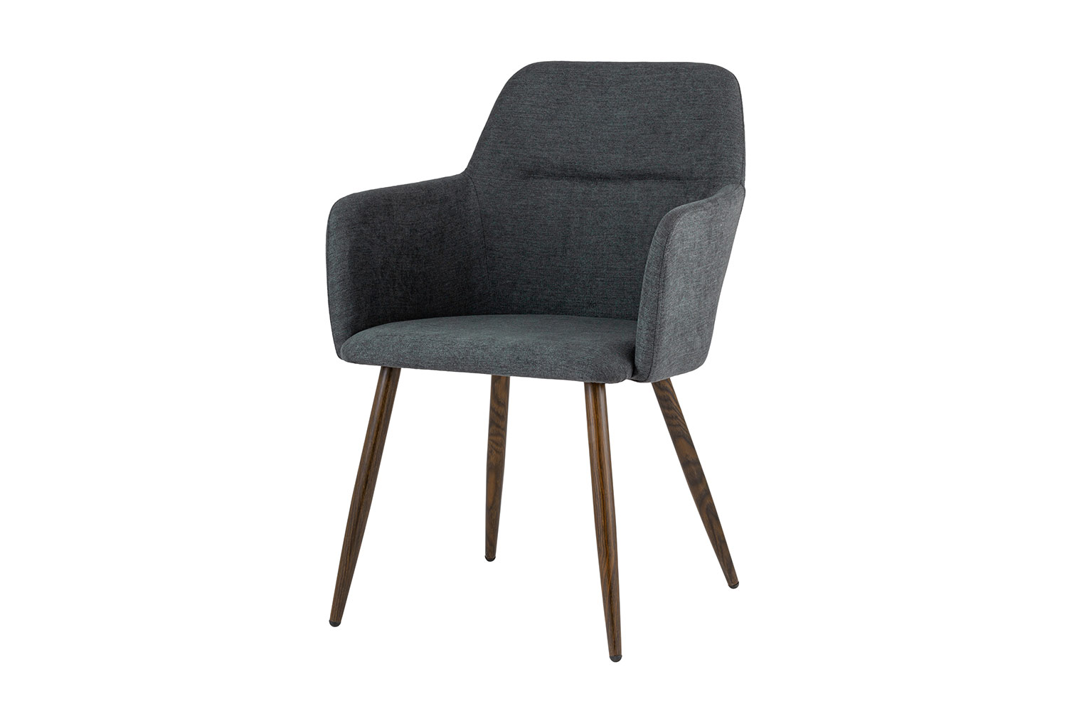 Стул Stool Group Кинг, тканевая обивка, серый, ножки металл, 61х60,5х87 см