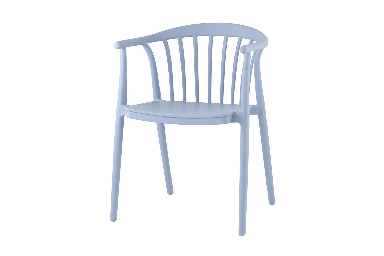 Стул Stool Group Campo, пластмасса, голубой, штабелируемый, 54х51х74 см