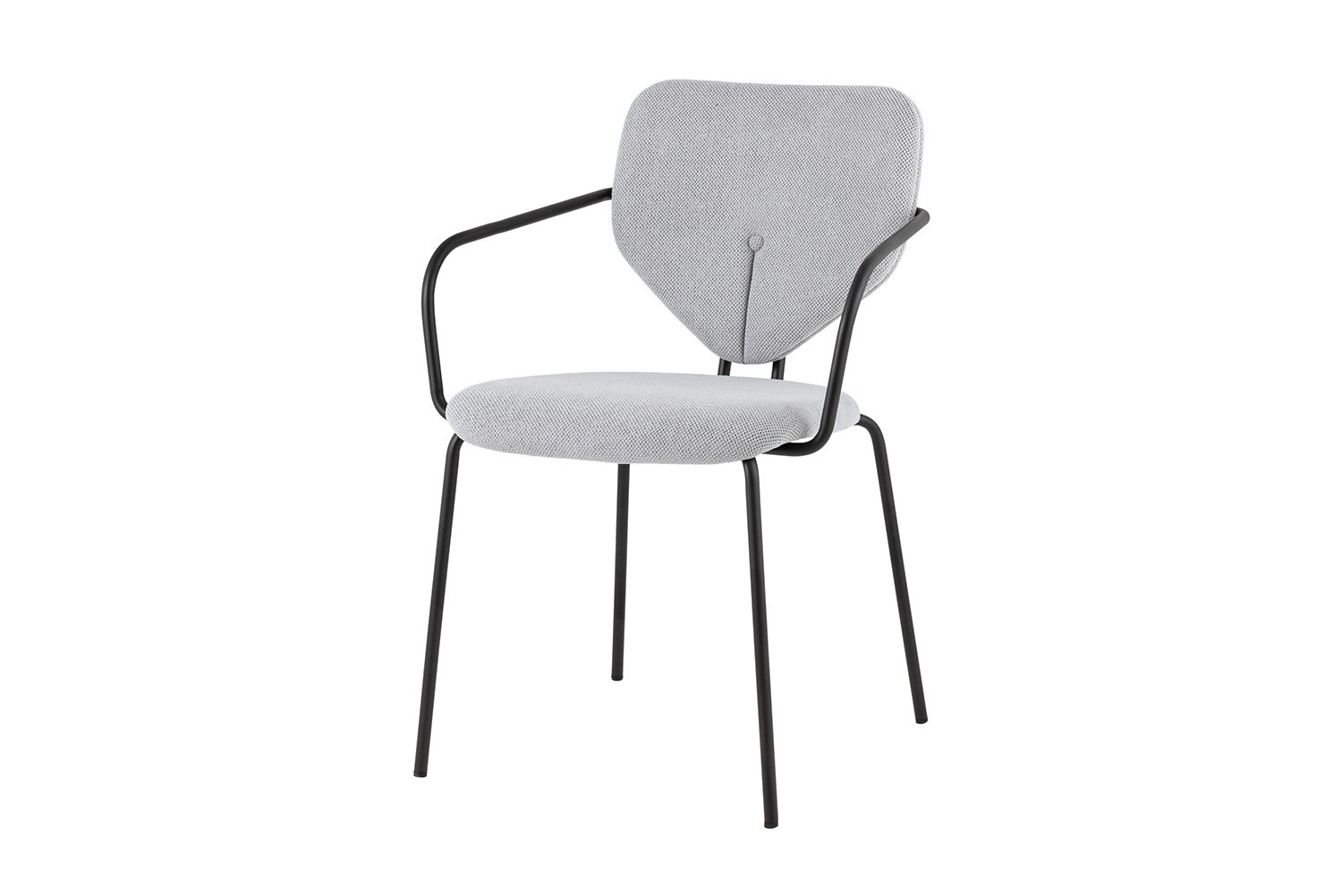 Стул обеденный Stool Group Masey, рогожка, серый