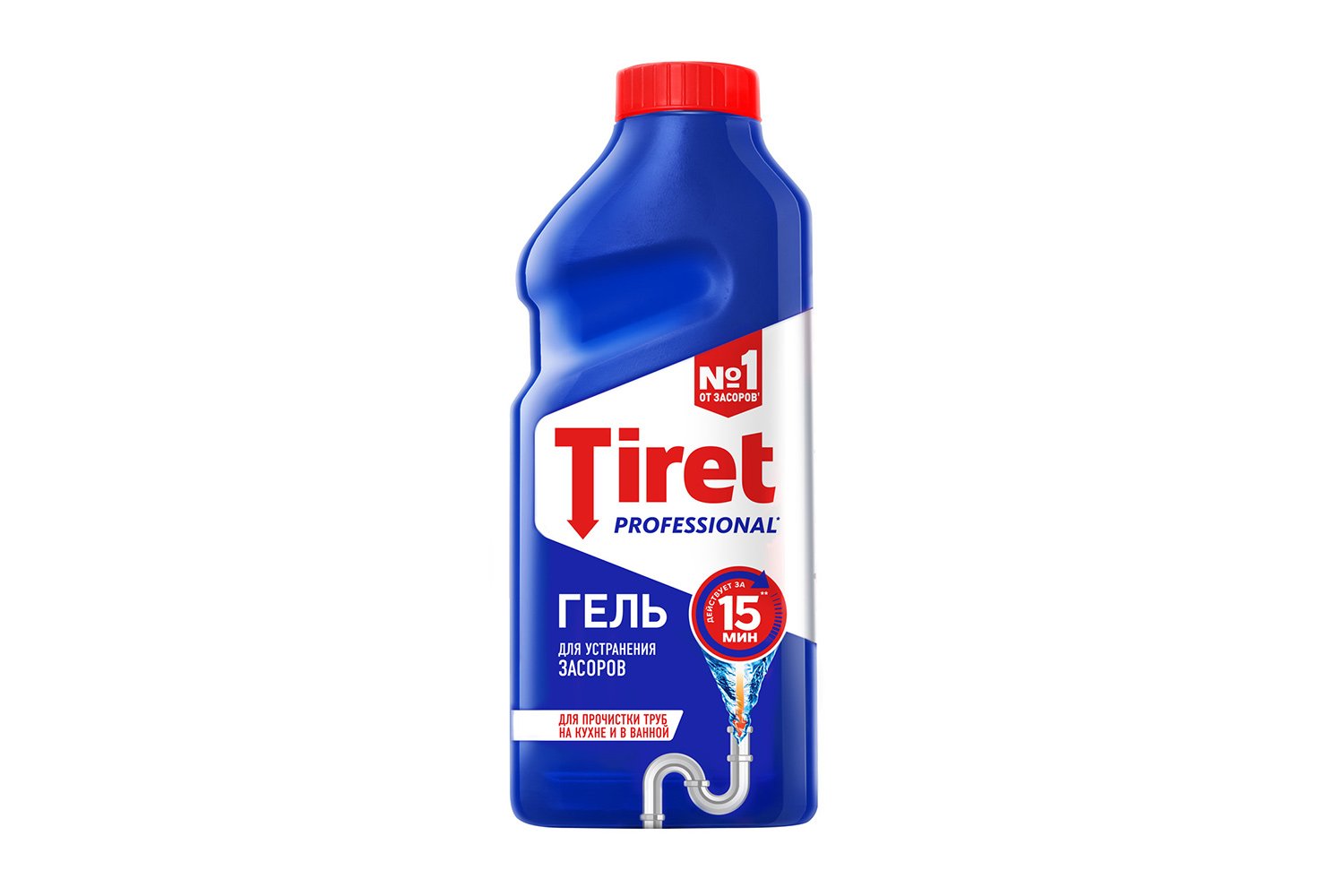 Гель для устранения и профилактики засоров Tiret Professional