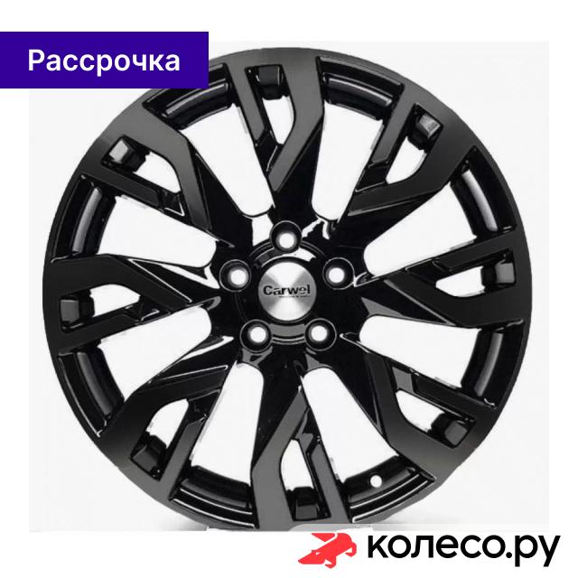 Литой диск Carwel Рамза 207 7x18 5x114.3 D67.1 ET51 BK