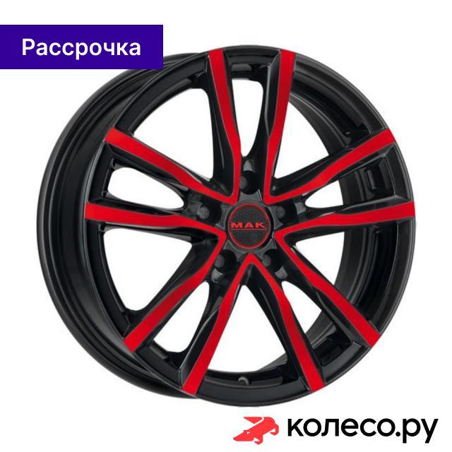 Диск литой Makita Milano 7Jx17 5x114.3 ET40 D76 чёрно-красный