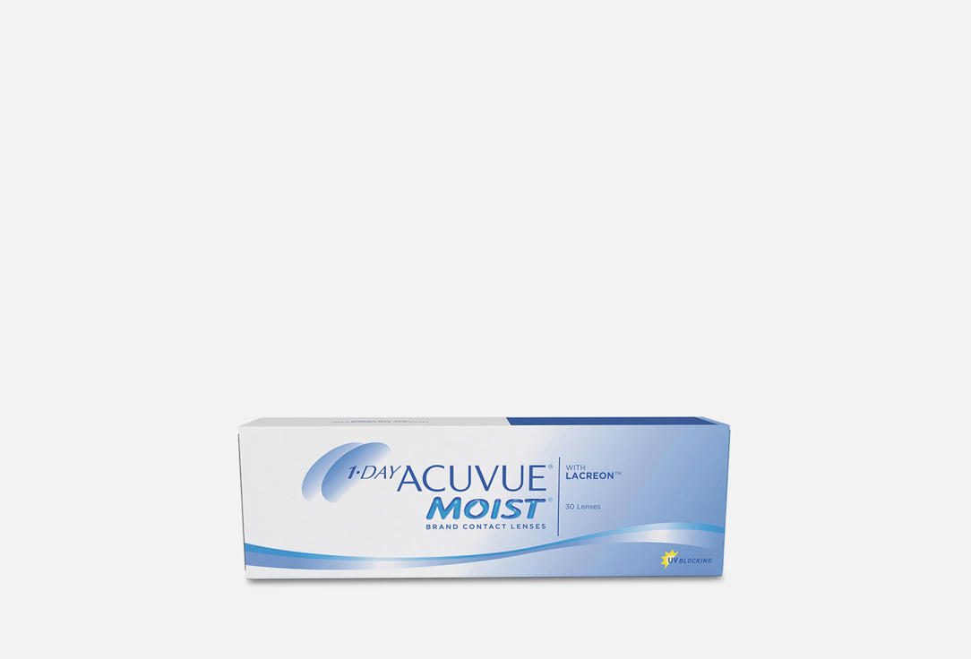Acuvue Контактные линзы 1 Дей Моист, однодневные -3,75;BC 8,5;DIA 14,2