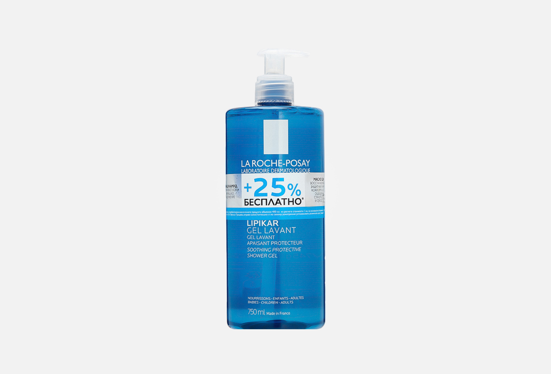 La Roche Posay Гель очищающий Липикар 750мл