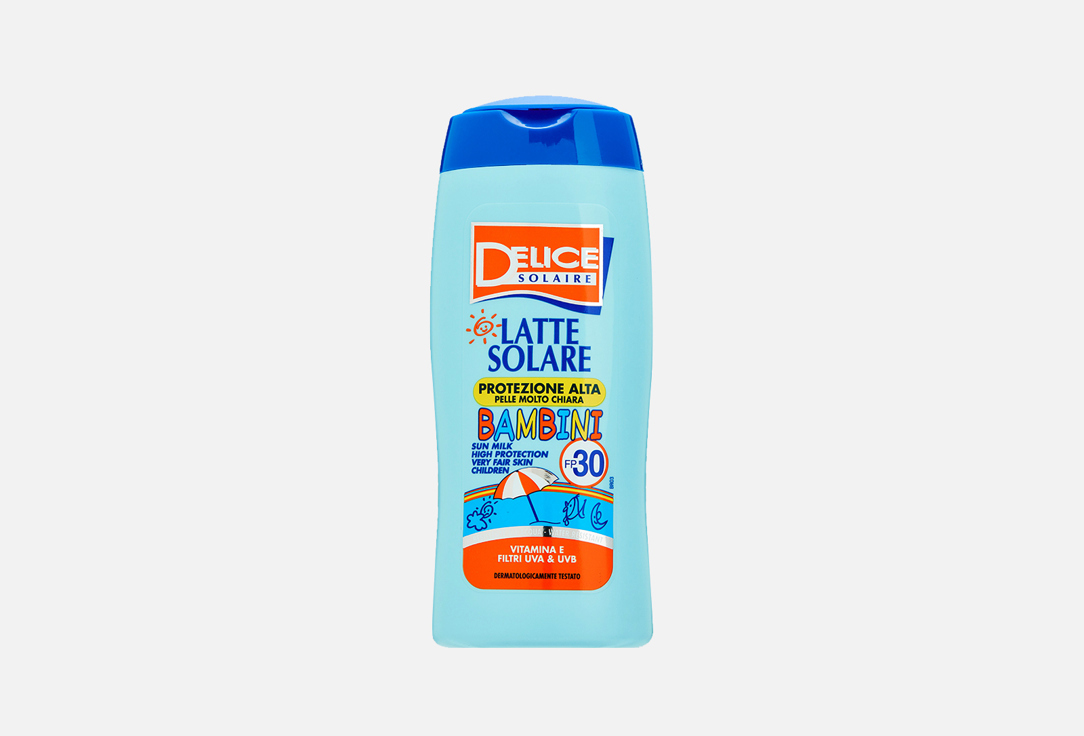DELICE SOLAIRE Молочко д/детей солнцезащитное SPF30 250мл