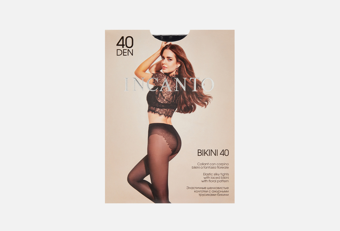 Incanto Колготки тонкие Bikini 40 Nero 3