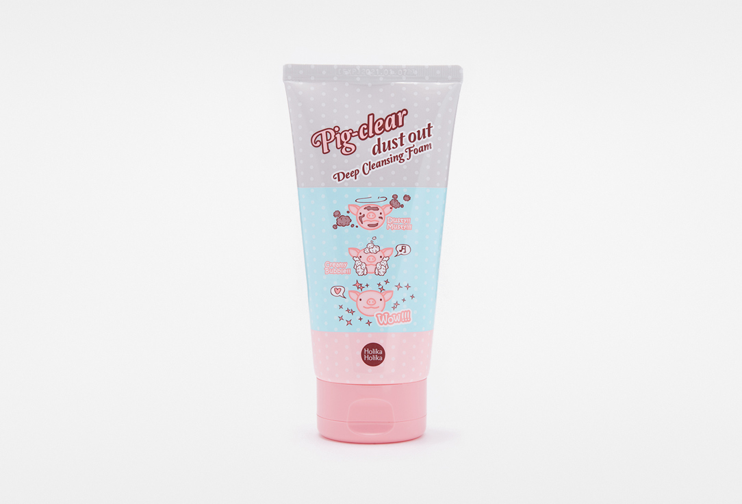 Holika Holika Пенка для лица глубоко очищающая Pig-clear dust out Deep Cleansing Foam 150мл