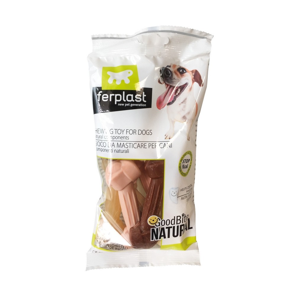 Игрушка для собак Ferplast GoodBite Familypack S, кость, ассорти