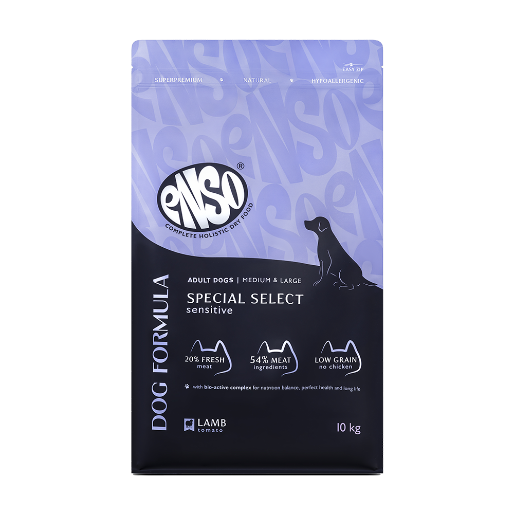 Корм для собак Enso formula Special select для ср. и кр.пород, с ягненком и томатом сух. 10кг