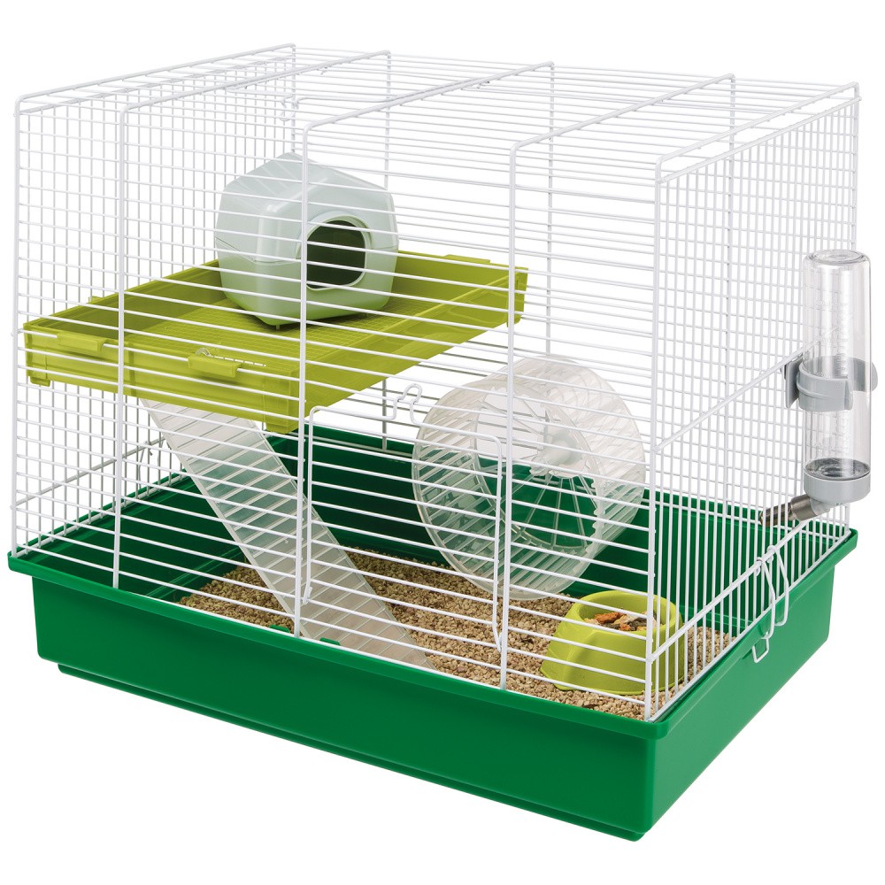 Клетка для грызунов Ferplast Hamster Duo белая 46x29x37,5см