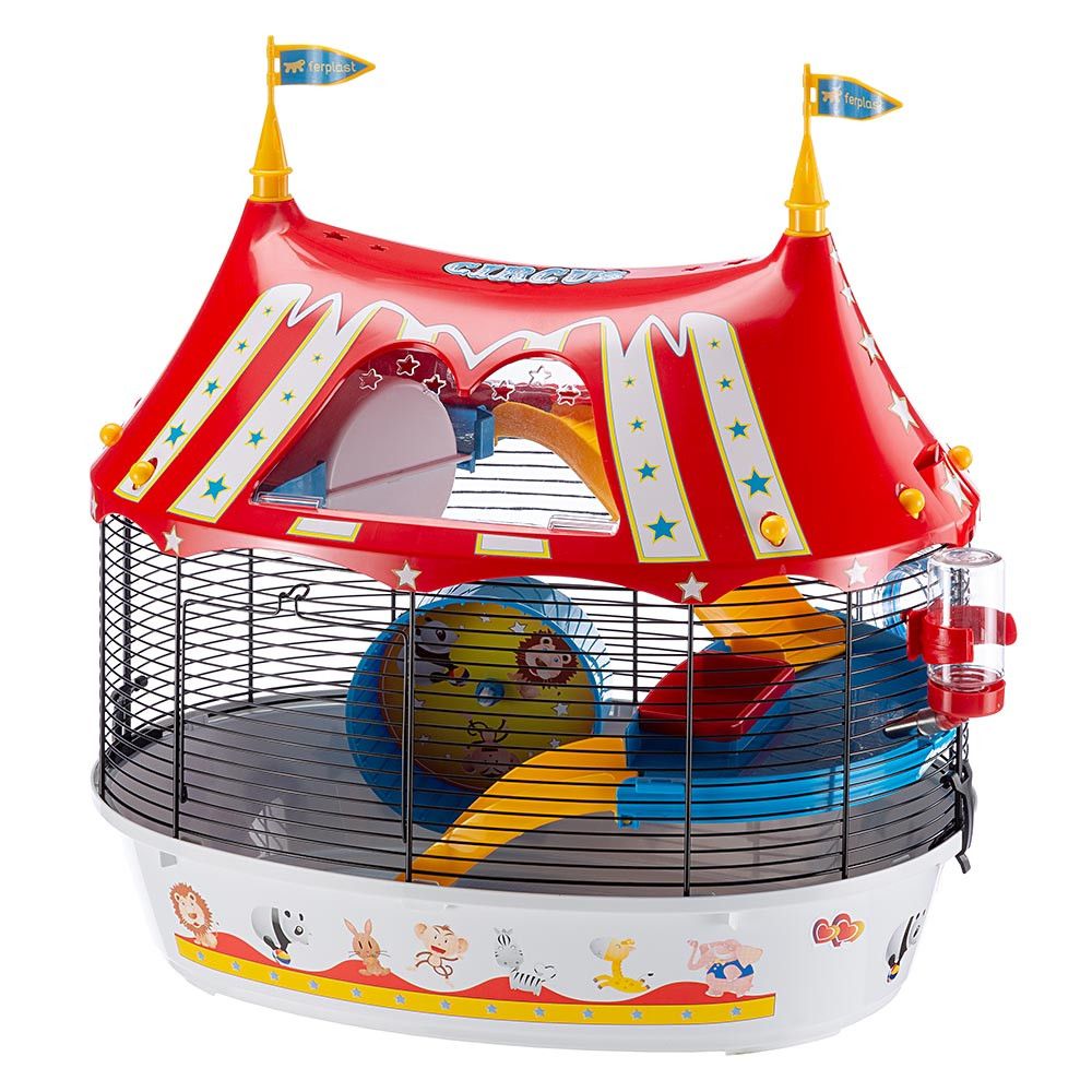 Клетка для грызунов Ferplast Circus Fun для хомяков 49,5x34x42,5см