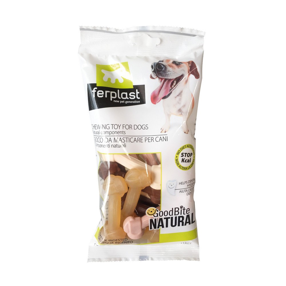 Игрушка для собак Ferplast GoodBite Familypack Xs, кость, ассорти