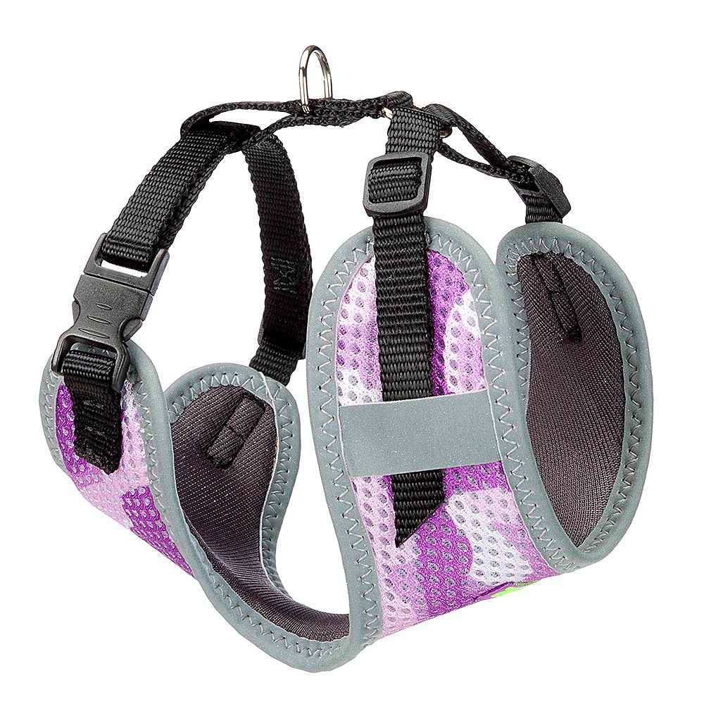 Шлейка для собак Ferplast Nikita Fashion Xs из дышащего нейлона, фиолет., A: 19-26см B: 28-40см 10мм
