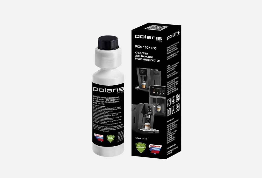Polaris Концентрат д/очистки молочных систем кофемашин и кофеварок PCDL 1007 ECO Белый