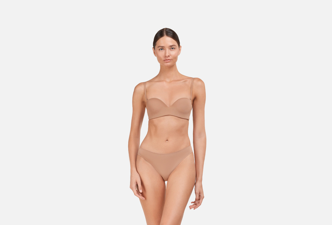 INCANTO Бюстгальтер-балконет Double push-up Bellevue Skin CD10895 Dark skin р.3B