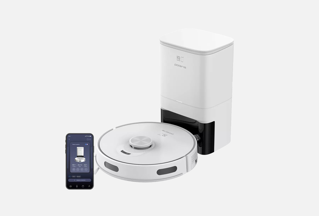 Polaris Робот-пылесос PVCRDC G2 5002 WIFI IQ Home Белый